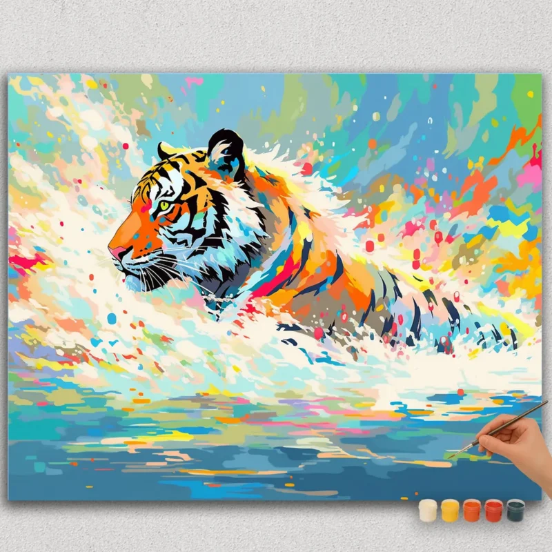 Tiger in Sea