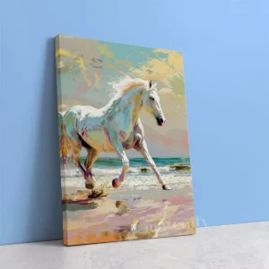 Mystical White Horse - Paint By Numbers