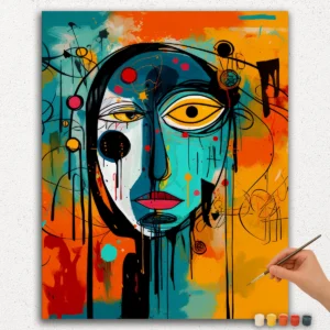 The Unique Abstract Portrait - Paint by Numbers