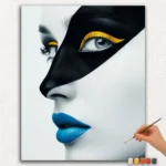 Side Look of a Woman - Paint By Numbers