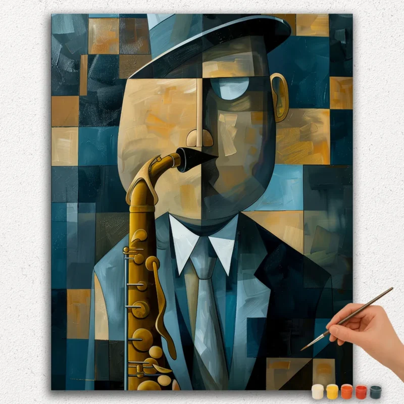 Abstract Portrait - Paint by Numbers