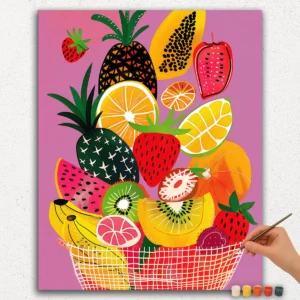 Colorful Fruits - Paint By Numbers