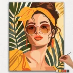 The Girl - Bohemian Art - Paint by Numbers