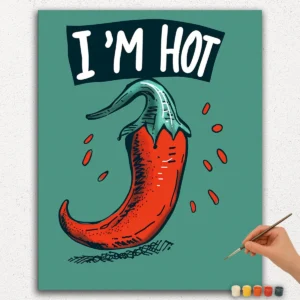 I am Hot - Paint by Numbers