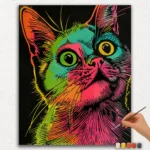 Surprised Cat - Paint by Numbers