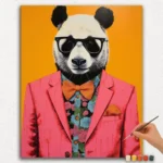 Panda The Boss - Paint by Numbers