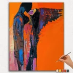 The kissing Angel - Paint by Numbers