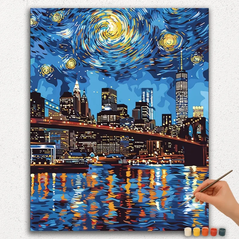Starry Night and City