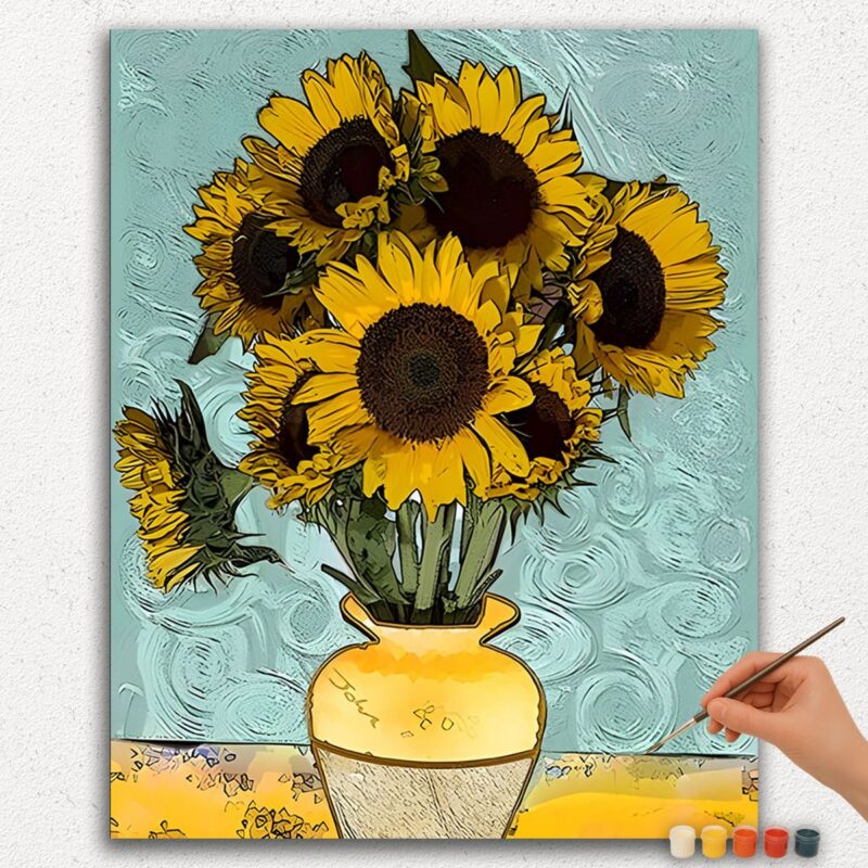 Sunflowers in Vase