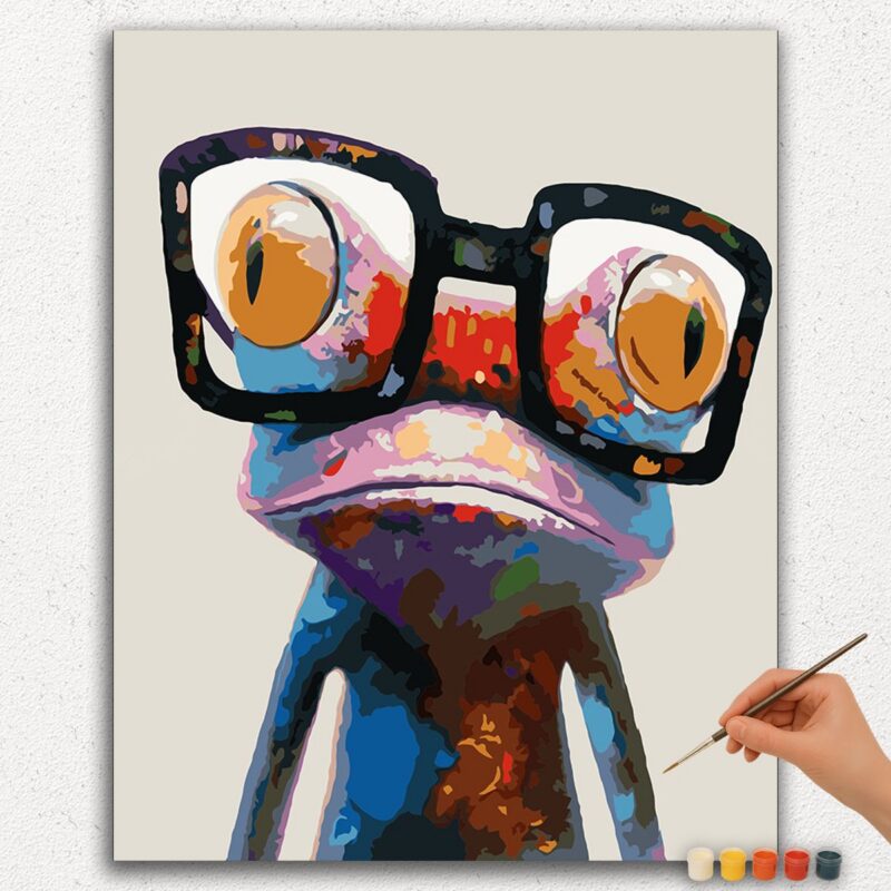 Cute Frog - Paint by Numbers