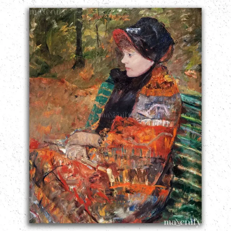 Autumn, portrait of Lydia Cassatt (1880) by Mary Cassatt