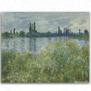 Banks of the Seine,Vétheuil (1880)