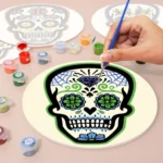 The Skull Placemats - Paint by Numbers