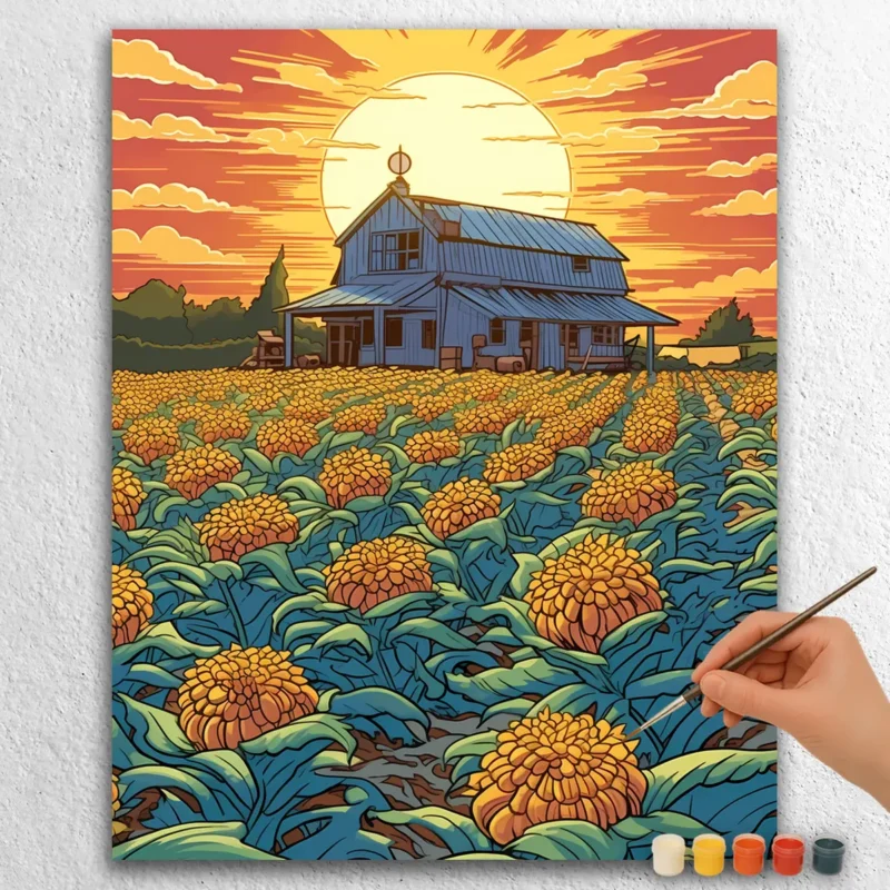 Beautiful House in Farm