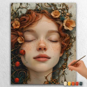 Beautiful Girl in Cottagecore Summer