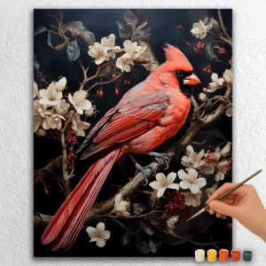 Crimson Red Bird