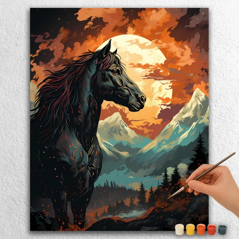 Amazing Dark Fantasy Horse