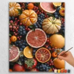 Exotic Oranges and Grapes