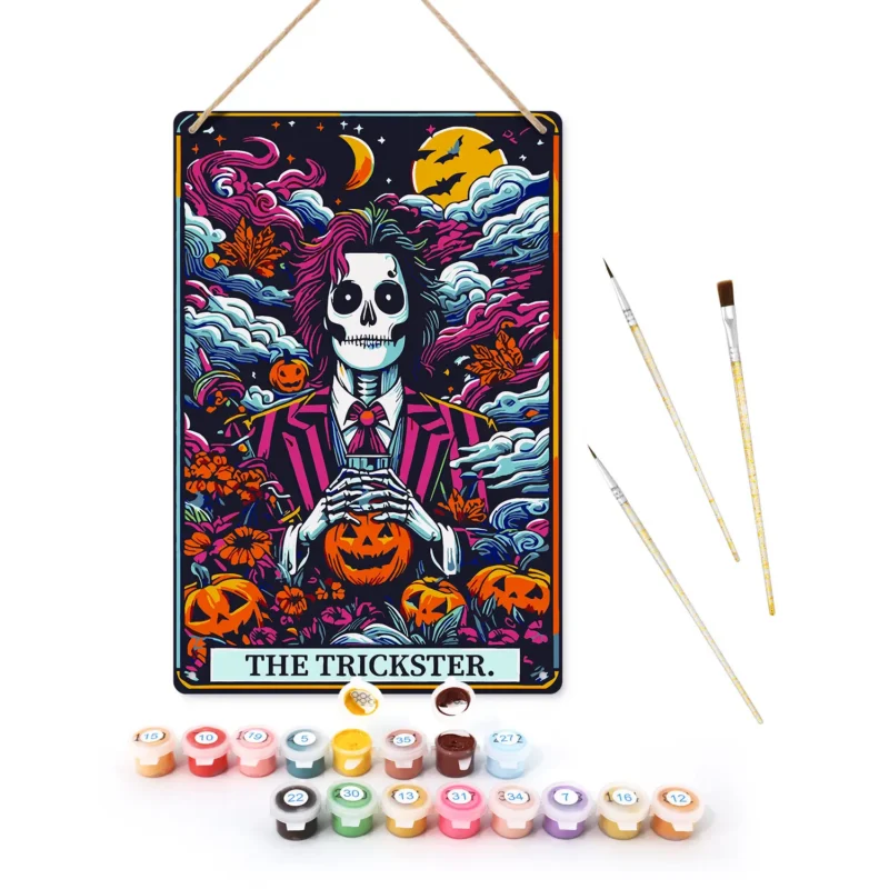 Spooky Trickster DIY Metal Art