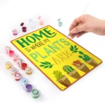 Home Plants DIY Metal Poster