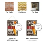 Beer Every Moment DIY Metal Poster