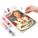 Vintage Woman - DIY Metal Poster