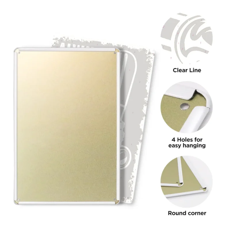 Always On Tap Cold Beer DIY Metal Poster