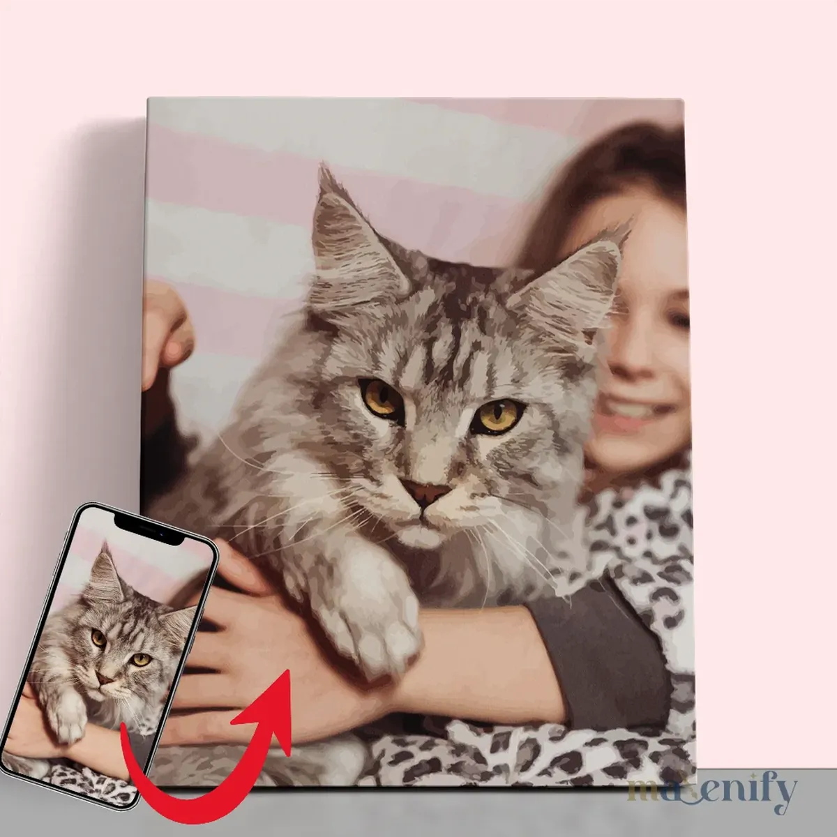 Custom Pet Portrait Paint by Numbers: Turn Your Furry Friend in Artwork