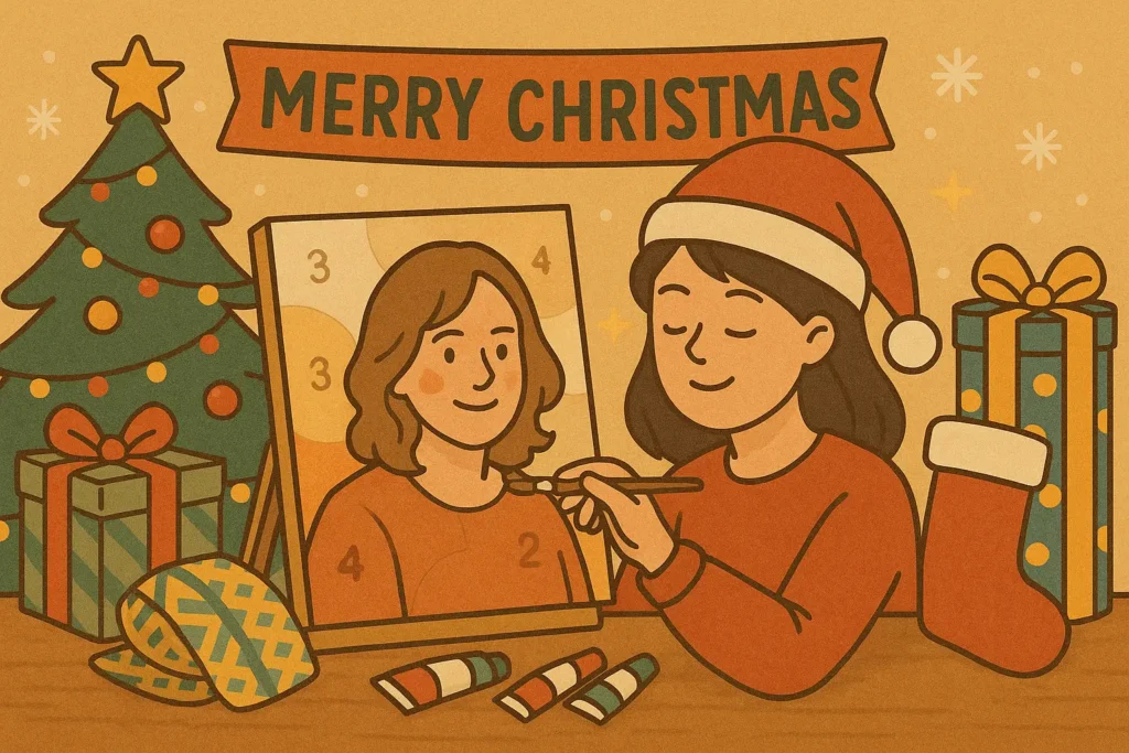 Surprise Loved Ones: Custom Paint by Numbers as the Ultimate Gift 6 - Paint by Numbers Holidays