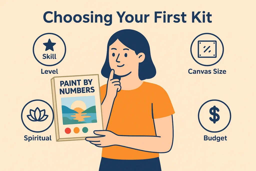 How to CHoose your first paint by numbers kit?