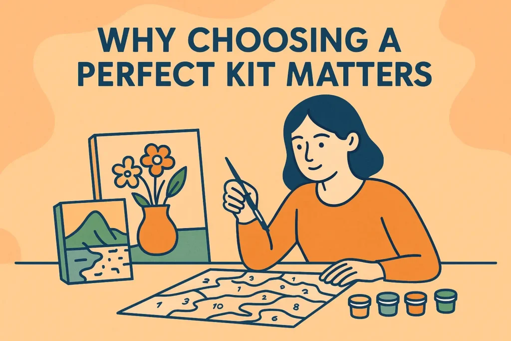 How to Choose a Paint by Numbers Kit for Relaxation 2 - Paint by Numbers Why Choosing a perfect kit matters - Paint by Numbers
