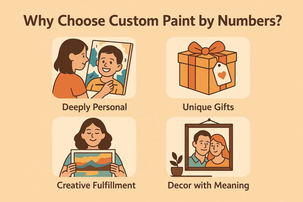 How to Create a Personalized Paint by Numbers Masterpiece from Your Photos 4 - Paint by Numbers Why Choose Custom Paint by Numbers?