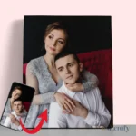 wedding portrait to paint by numbers