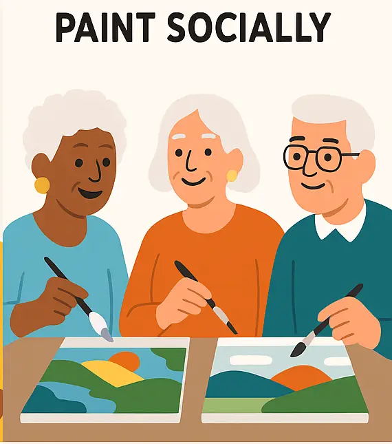 3 Reasons Why Seniors should Start Paint by numbers? 5 - Paint by Numbers Painting with friends