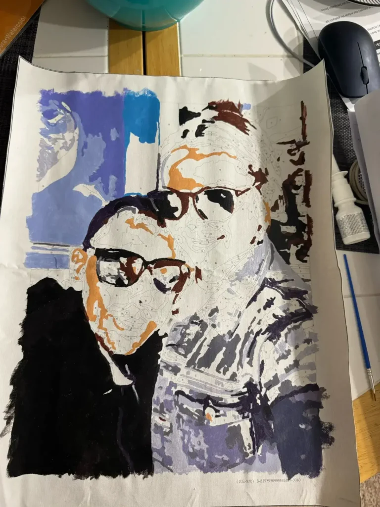 Kit de Peinture par Numéros Personnalisé | Votre Photo sur Toile | Idée Cadeau photo review