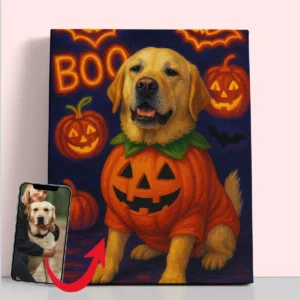 Custom Halloween Pet Portrait
