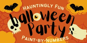 Orange and Black Spooky Halloween Party