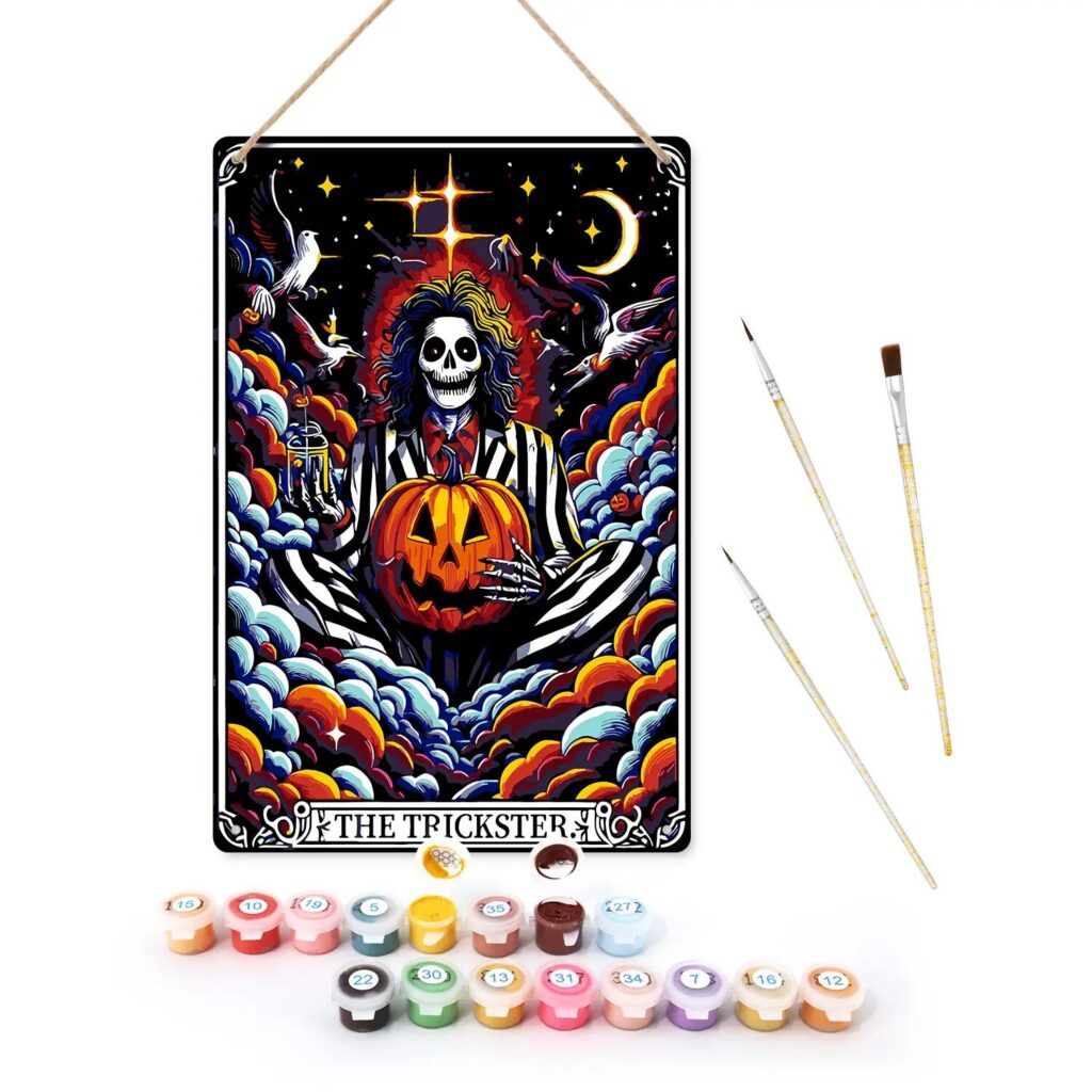 Beyond the Canvas: A New Era of Spooky Decor with DIY Metal Poster Painting 5 - Paint by Numbers image 15 - Paint by Numbers